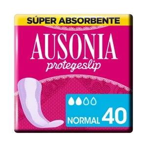 AUSONIA Salvaslips normales con neutralizador de olor AUSONIA 40 uds.