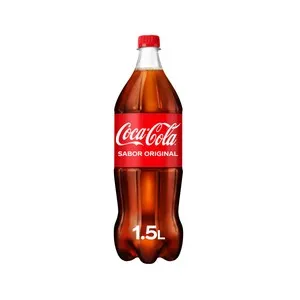 COCA COLA Refresco de cola botella de 1,5 l,