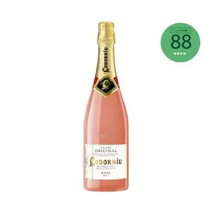 CODORNIU Cuvée original Cava brut rosado botella de 75 cl.