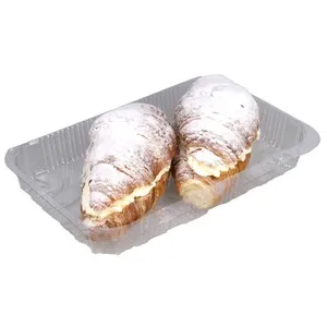 Croissant relleno de nata, 2 uds.