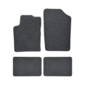 Juego de 4 alfombrillas en moqueta, talla M, para PEUGEOT, PRODUCTO ALCAMPO.