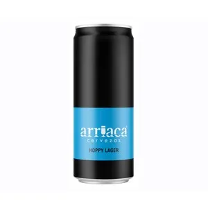 ARRIACA Hoppy lager Cerveza en lata 33 cl.