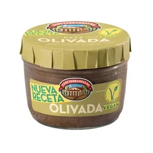 CASA TARRADELLAS Paté de aceitunas negras (olivada) CASA TARRADELLAS frasco de 125 g.