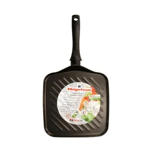 Plancha cuadrada de 27cm. con interior antiadherente, apta para inducción, MAGEFESA.