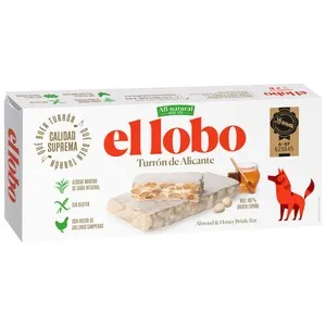 EL LOBO Turrón duro de Alicante 250 g.