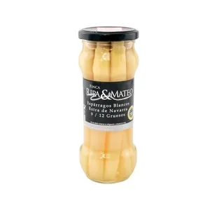FINCA RIPA & MATEO Espárrago blancos Extra Navarra 9/12 frutos 205 g