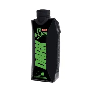 BIFRUTAS Dark Leche con zumo de papaya, mango Y guaraná 330 ml.