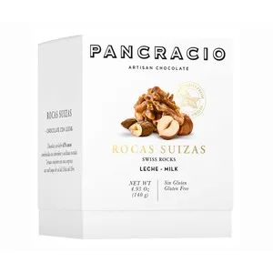 PANCRACIO Rocas de chocolate con leche 140 g.