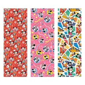 DISNEY Mickey Minnie, papel de regalo rollo de 2m modelos surtidos
