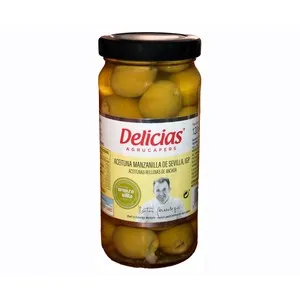 DELICIAS Aceituna manzanilla rellena de anchoa 120 g.