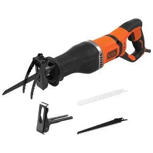 Sierra sable 750W, velocidad variable, 2800 rpm, BLACK + DECKER BES301-QS, incluye 2 hojas.