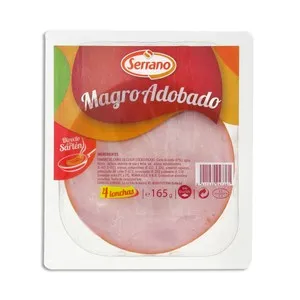 Magro adobado cortado en lonchas SERRANO 165 g.