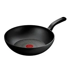 Wok aluminio de 28cm. con antiadherente, apta para inducción, RECYCOOK
