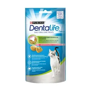 DENTALIFE Snack dental para gatos sabor salmón PURINA DENTALIFE45 g.
