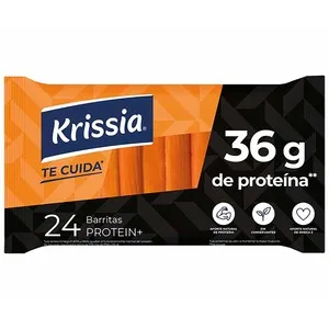 KRISSIA Barritas de surimi protein plus, 20 uds. 300 g.