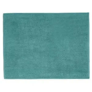 Alfombra rizo de baño 700g/m², Color verde 50x70cm ACTUEL.