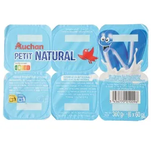 AUCHAN Petit suisse sabor natural 6 x 60 g. Producto Alcampo