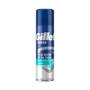 GILLETTE Series Gel de afeitar refrescante con eucalipto, para pieles sensibles 200 ml.