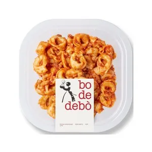 BO DE DEBÓ Tortellini rellenos de carne con salsa boloñesa 300 g.