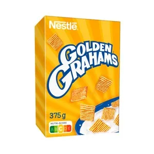 GOLDEN GRAHAMS de Nestlé Cereales de trigo integral y maiz tostado 375 g.