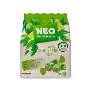 NEO BOTANICA Caramelos de gelatina con té verde y lima 150 g.
