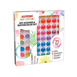 Caja con 71 acuarelas color experience ALPINO.