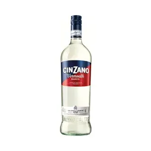 CINZANO Vermouth blanco elaborado en Italia CINZANO botella de 1 l.