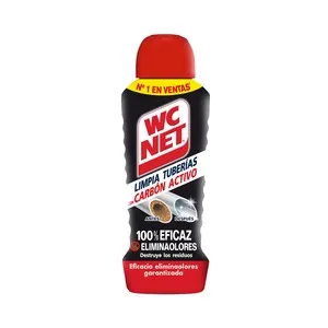 WC NET Desatascador de tuberías con carbón activo WC NET 700 ml.