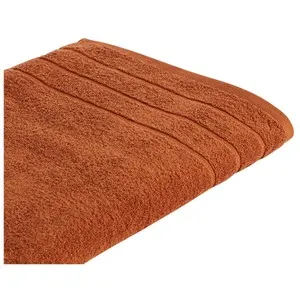 Toalla de baño color marrón, 400g/m², ACTUEL.