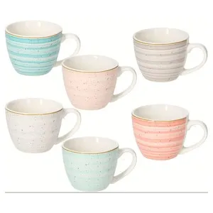 Taza de café de porcelana de 80cc, TOGNANA Iris Pepper Bamboo.