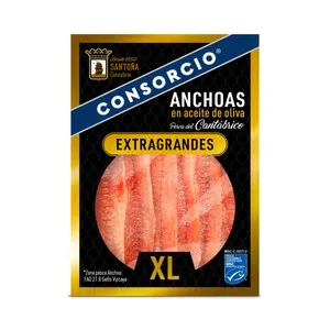 CONSORCIO anchoas del Cantabrico serie de oro en aceite de oliva XL