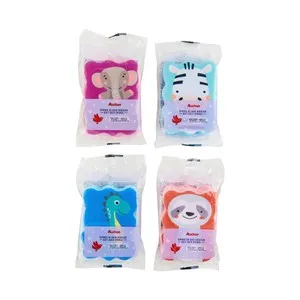 PRODUCTO ALCAMPO Esponja suave con divertidos dibujos, para todo tipo de pieles.