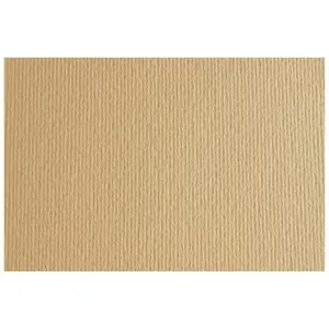 Cartulina con 2 texturas, una lisa y otra rugosa, color sólido arena, tamaño 50x70cm, SADIPAL.