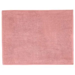 Alfombra rizo de baño 700g/m², Color rosa 50x70cm ACTUEL.