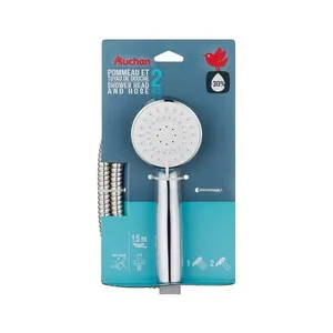 Set de alcachofa y flexo de ducha 1,5m, PRODUCTO ALCAMPO.