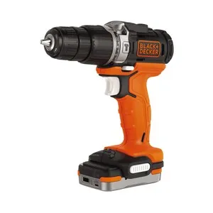 Taladro percutor a batería 12V, BLACK + DECKER BDCHD12S1-XJ.
