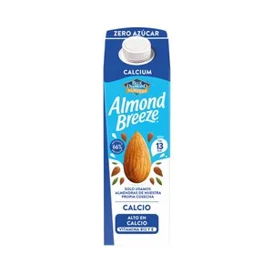 ALMOND BREEZE Calcium Bebida vegetal de almendras, sin azúcar 1 l.