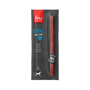 PETS UNLIMITED Sticks para perro sabor a cordero 2 uds 24 g.