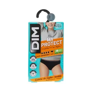 DIM My protect Braguita menstrual lavable para flujo abundante talla 14.