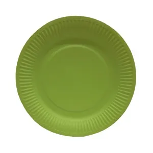 10 Platos de postre de cartón 10cm., ACTUEL.