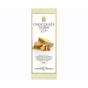 MARCOS TONDA Chocolate blanco Dubai style 100 g.