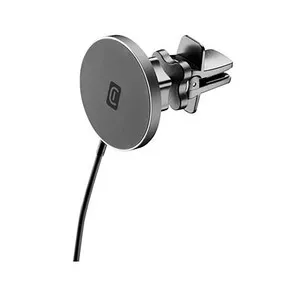 Soporte para auto Magsafe Wireless magnetic, para iphone 12 y posteriores, color negro, CELLULAR LINE.