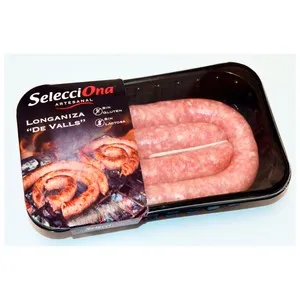 Longaniza "de Valls", elaboradas sin gluten ni lactosa SELECCIONA 500 g.