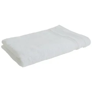 Toalla lisa de ducha color blanco, 650g/m², ACTUEL.