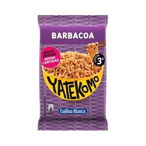 YATEKOMO Fideos Orientales con sabor barbacoa 82 g.