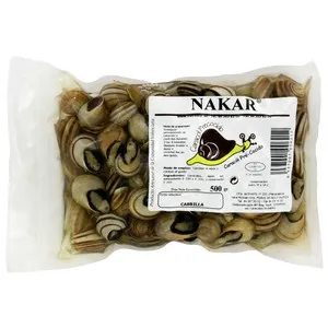 Caracoles cocidos pequeños 500 g.