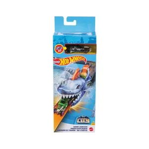 HOT WHEELS City Lanzador Némesis para coches de juguete, incluye 1 vehículo die-cast (MATTEL GVF41)