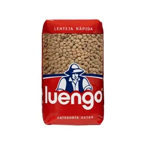 LUENGO Lenteja de cocción rápida en paquete 1 kg.