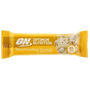 OPTIMUM NUTRITION Barrita de proteína crunch marshmallow 65 g.