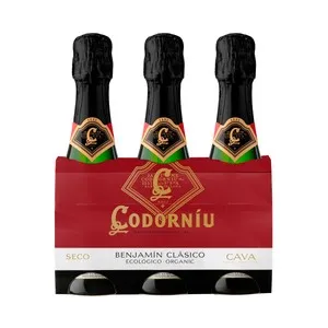 CODORNIU Cava seco ecológico benjamin 3 x 20 cl.
